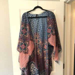 Multicolored Paisley Cover-Up